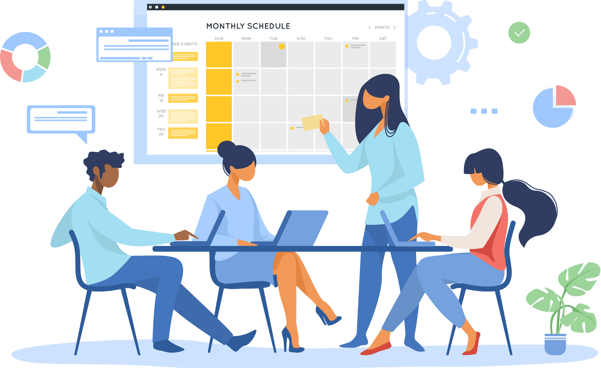 manage timetable